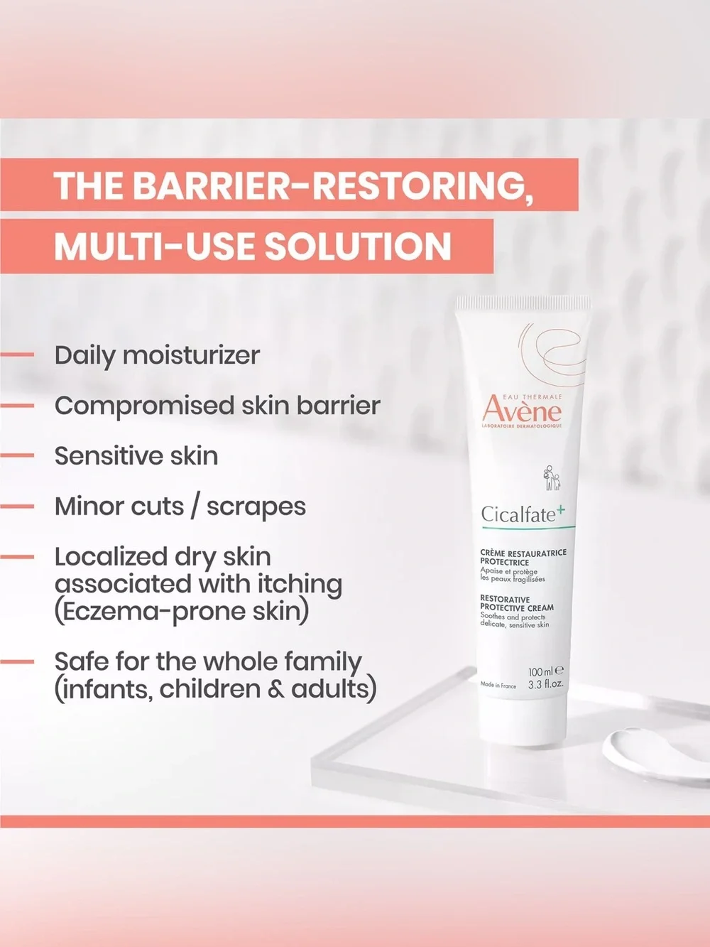 Avène Cicalfate+ Restorative Protective Cream 3.3 fl oz